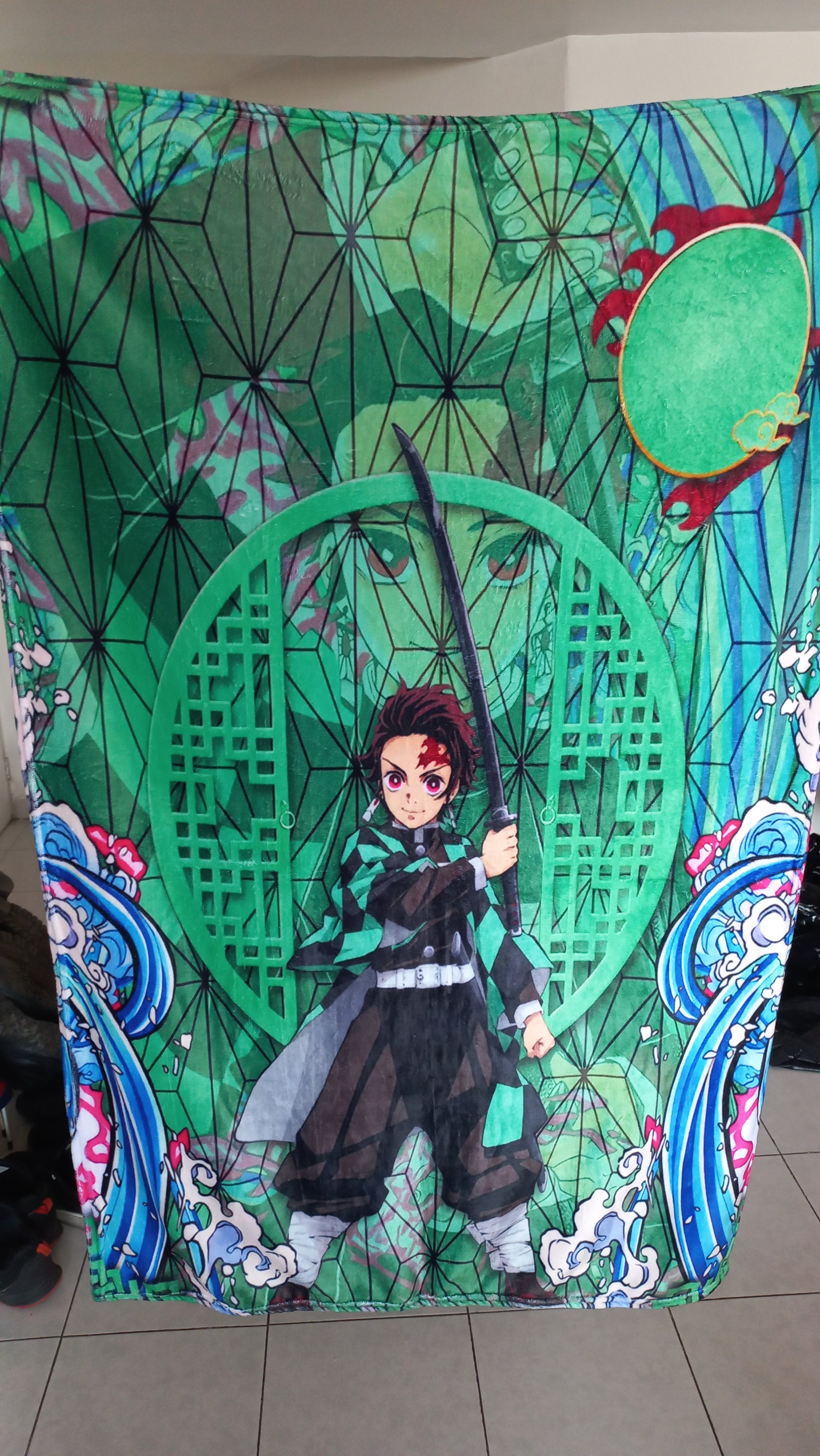 Frazada Anime Demon Slayer Kimetsu no Yaiba Tanjiro