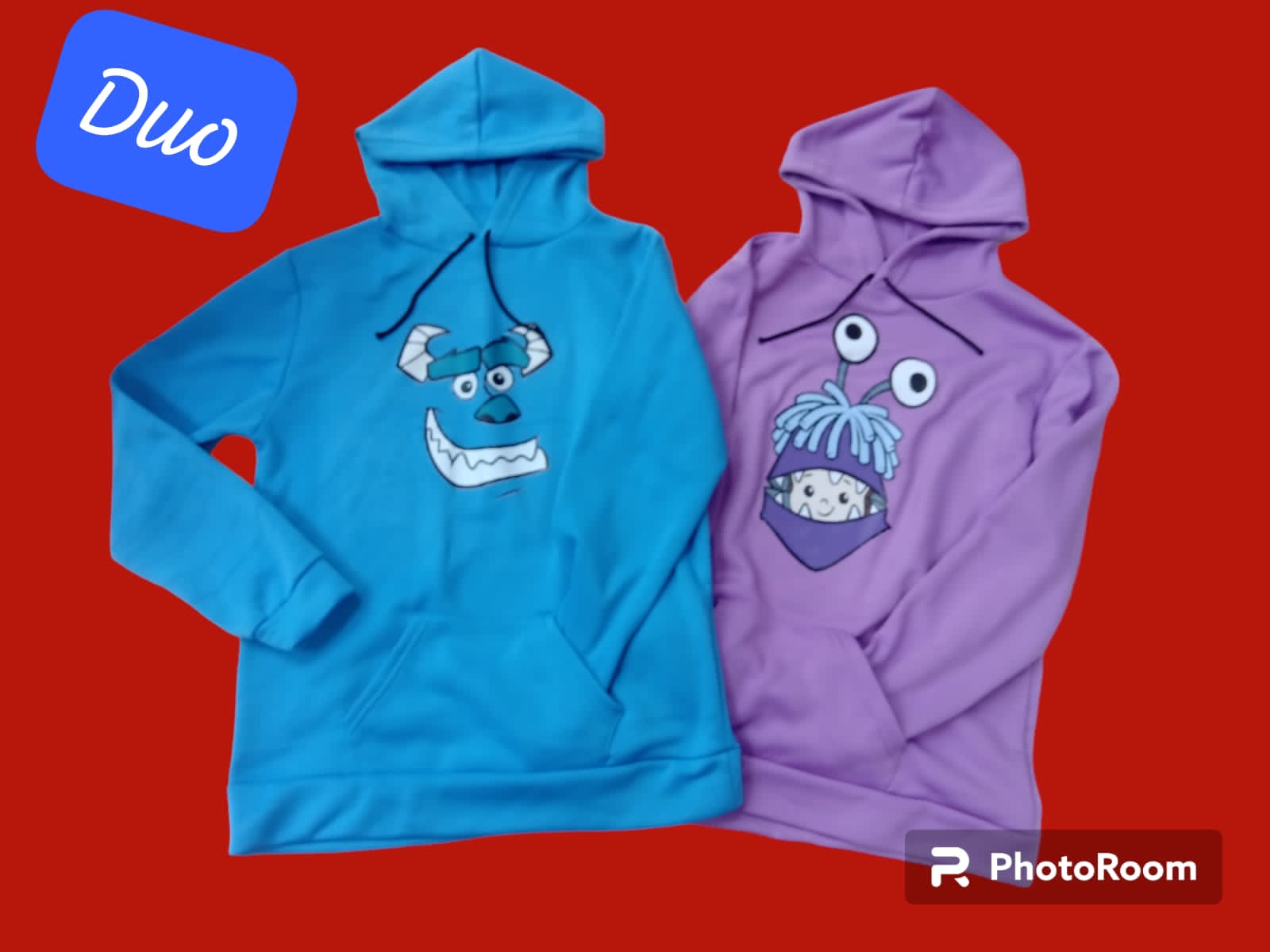 Monster Inc Sullivan y Bu Sudadera Dúo