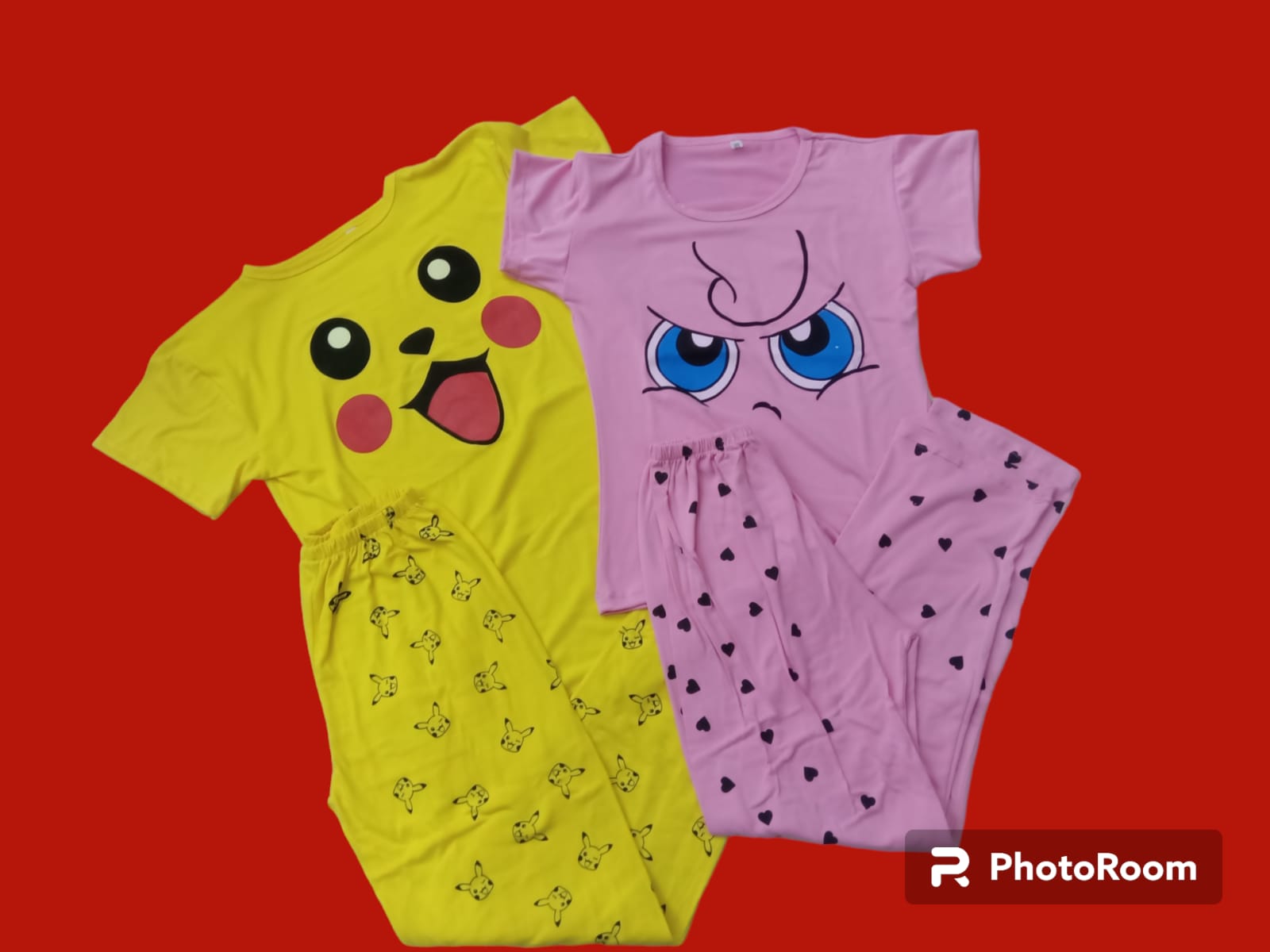 Pijama Pikachu y Jigglypuff - Pokemon