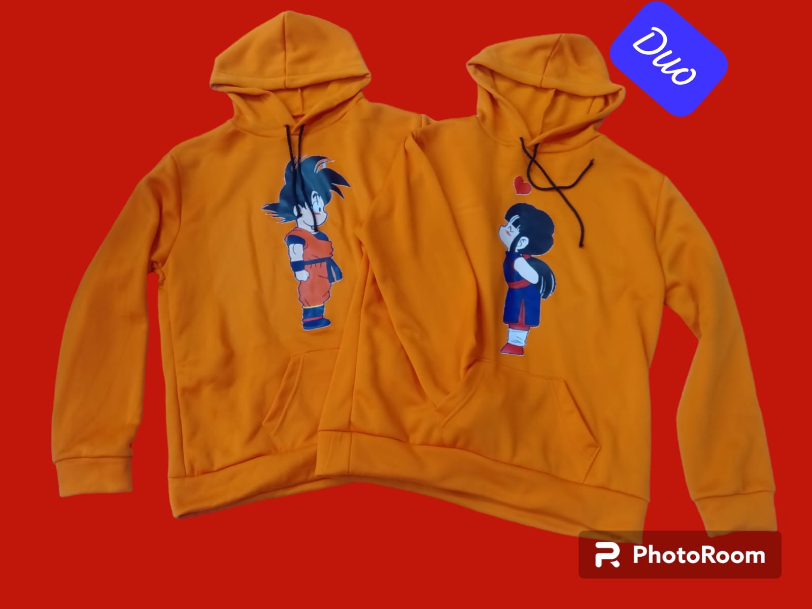 Dragon Ball Goku y Bulma Sudadera Dúo