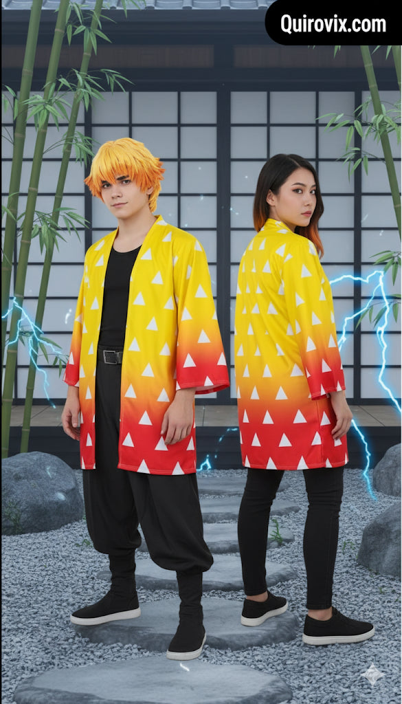 Haori Zenitsu Demon Slayer