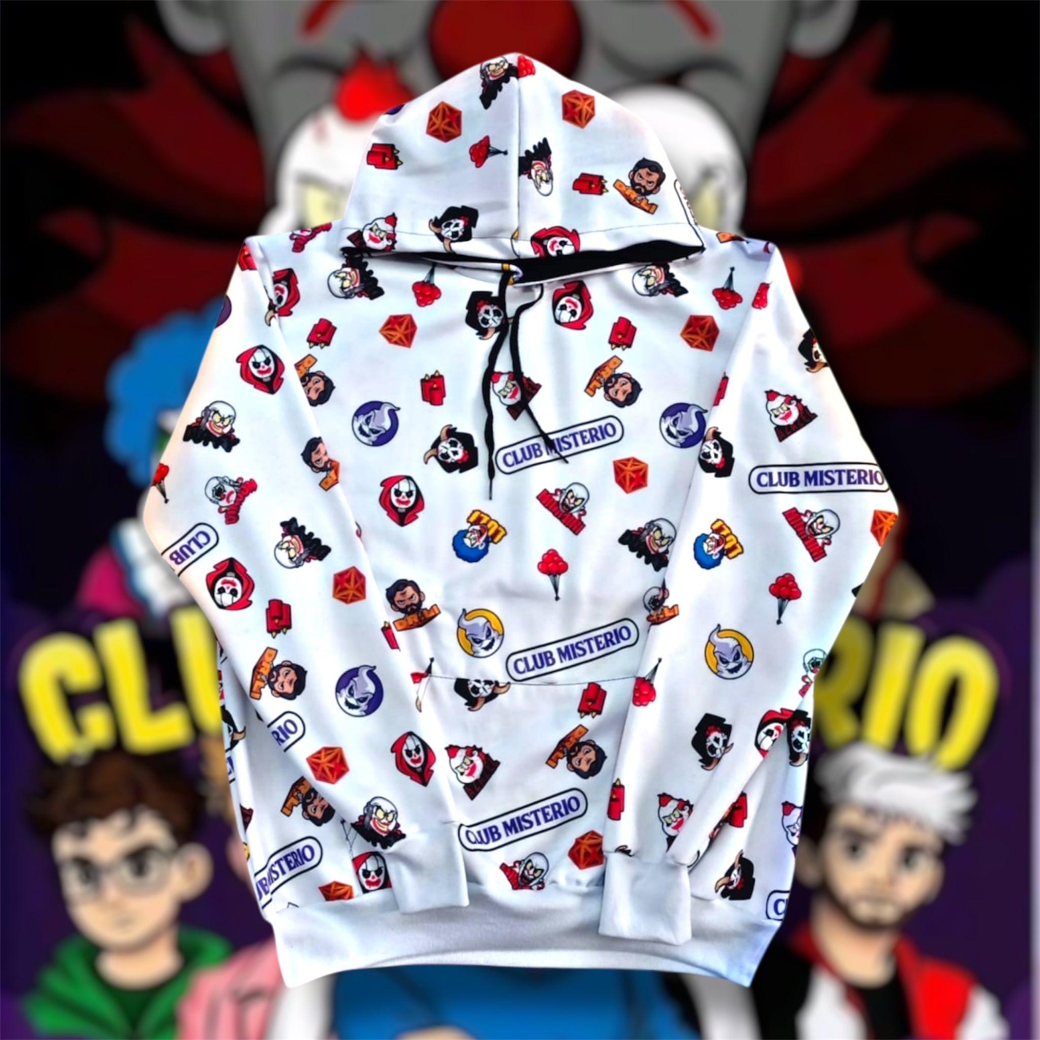 Sudadera Payasos Club Misterio Fede Vigevanni