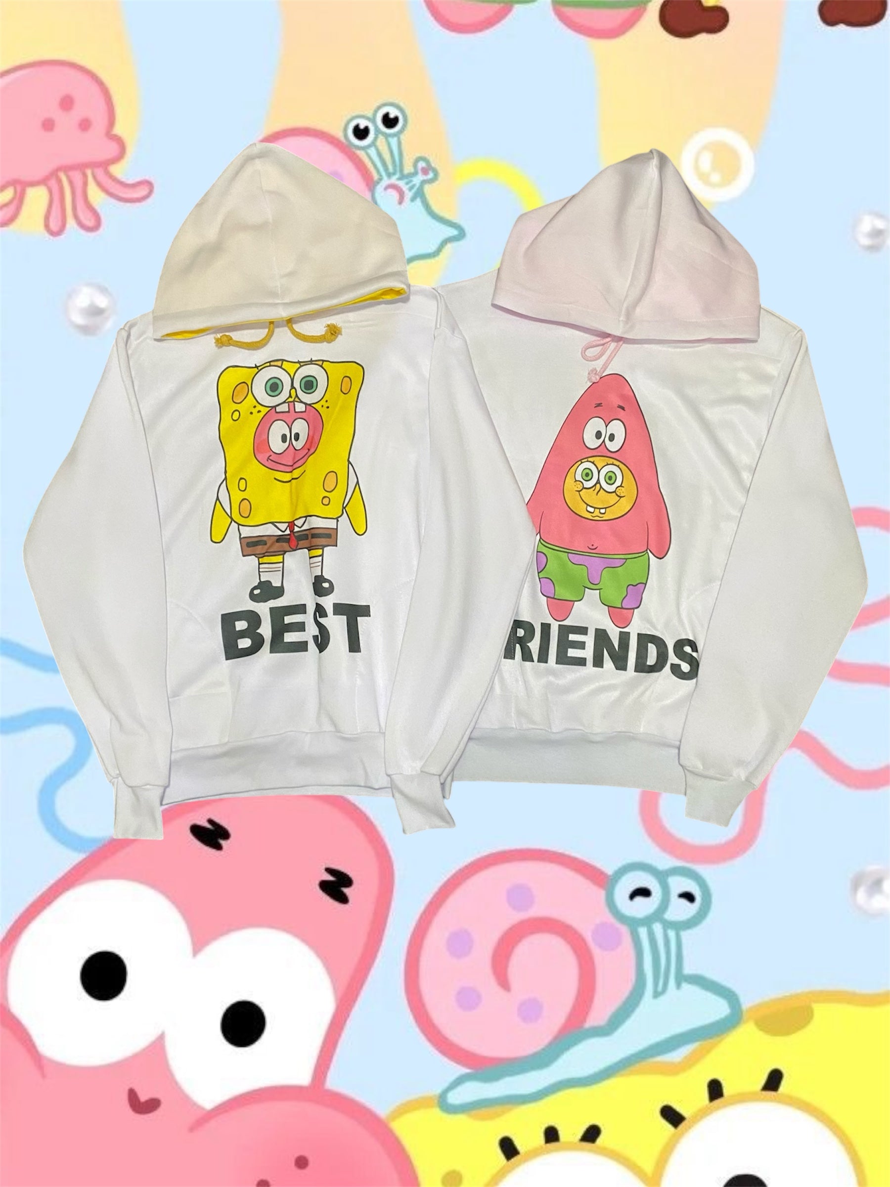 Sudaderas Dúo Parejas Bob y Patricio – Quirovix