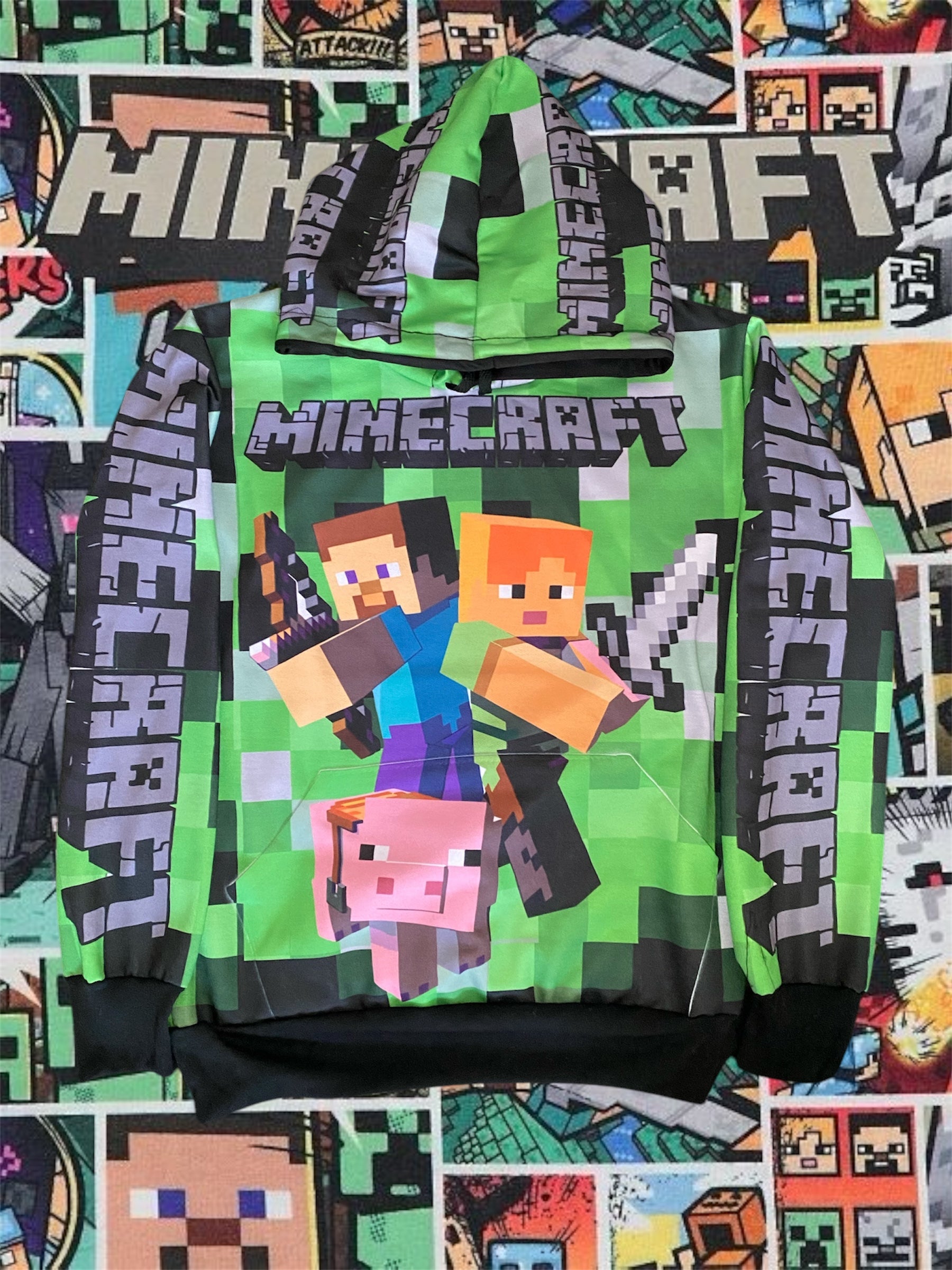 Sudadera Infantil Minecraft