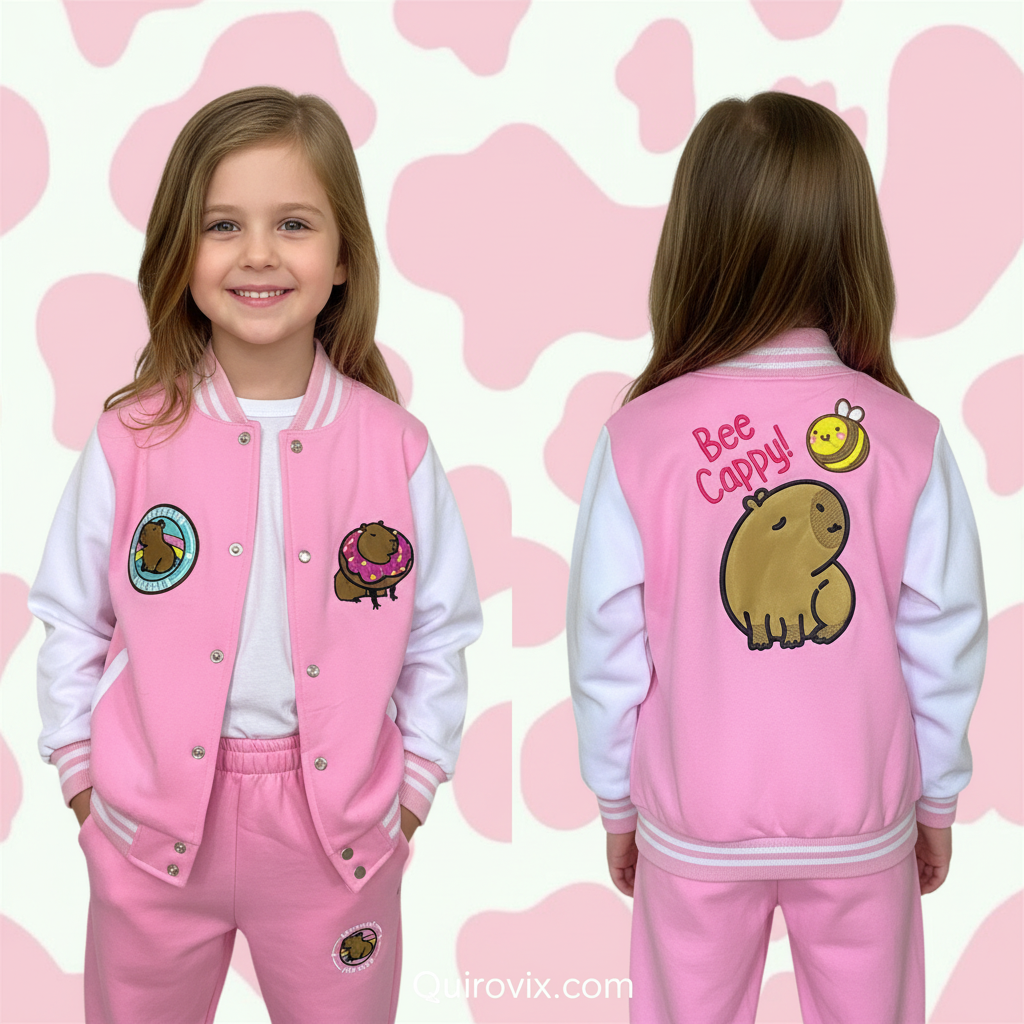 Conjunto infantil Beisbolera y Pans Capibara