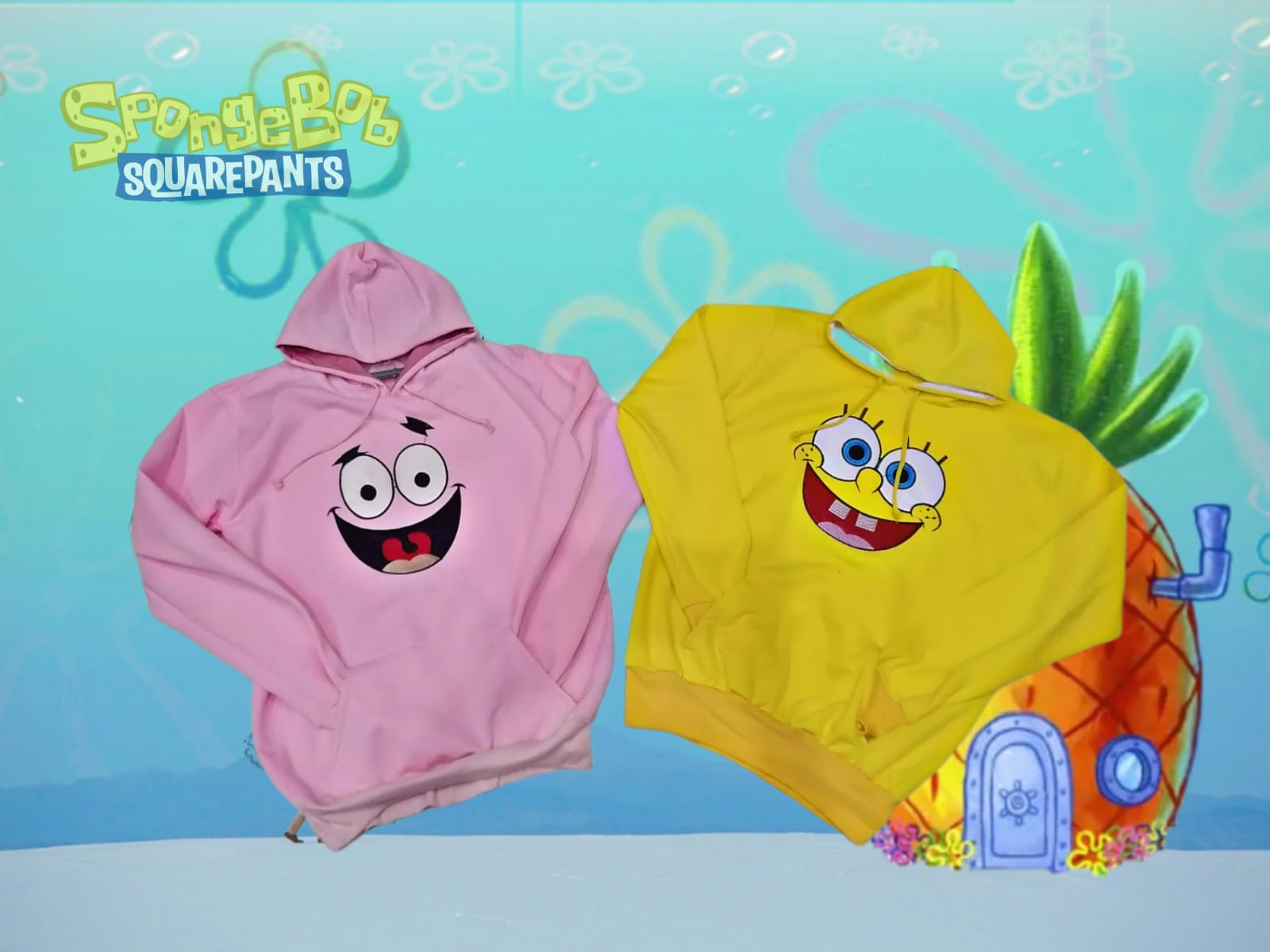 Sudaderas Dúo Bob Esponja y Patricio