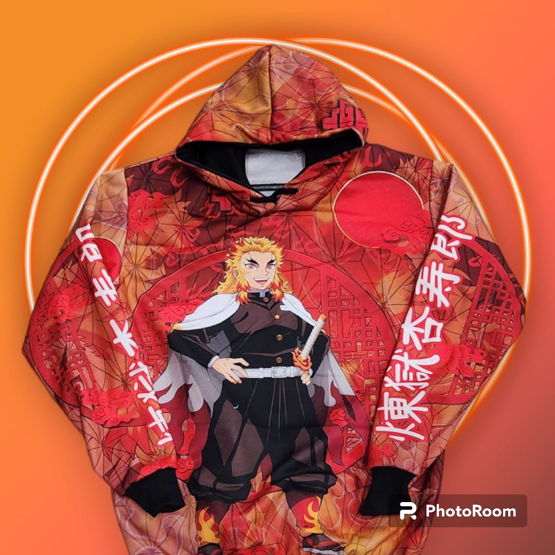 Sudadera Rengoku Demon Slayer Kimetsu no Yaiba