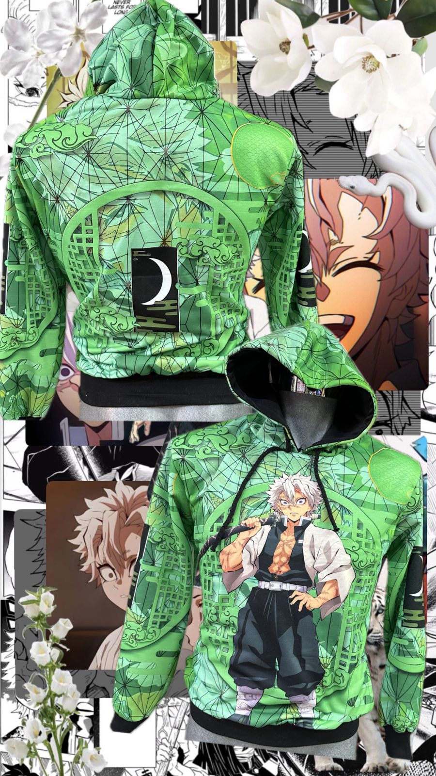 Sudadera Sanemi Demon Slayer Kimetsu no Yaiba