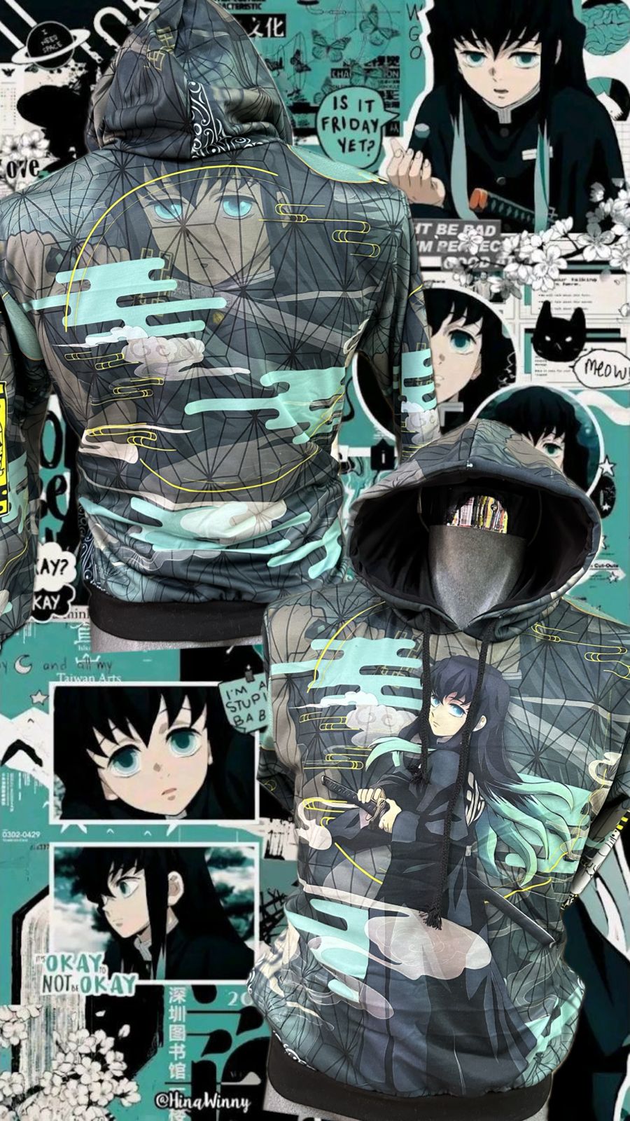 Sudadera Tokito Demon Slayer Kimetsu no Yaiba