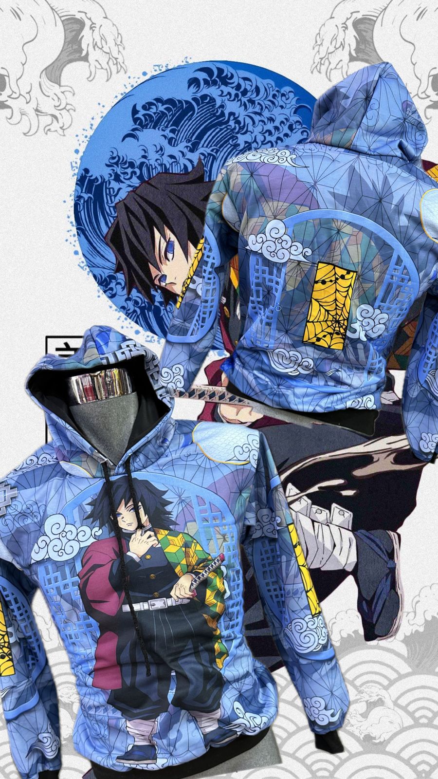 Sudadera Tomioka Demon Slayer Kimetsu no Yaiba