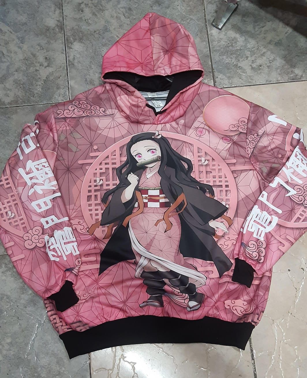 Sudadera Nezuko Rosa Demon Slayer Kimetsu no Yaiba