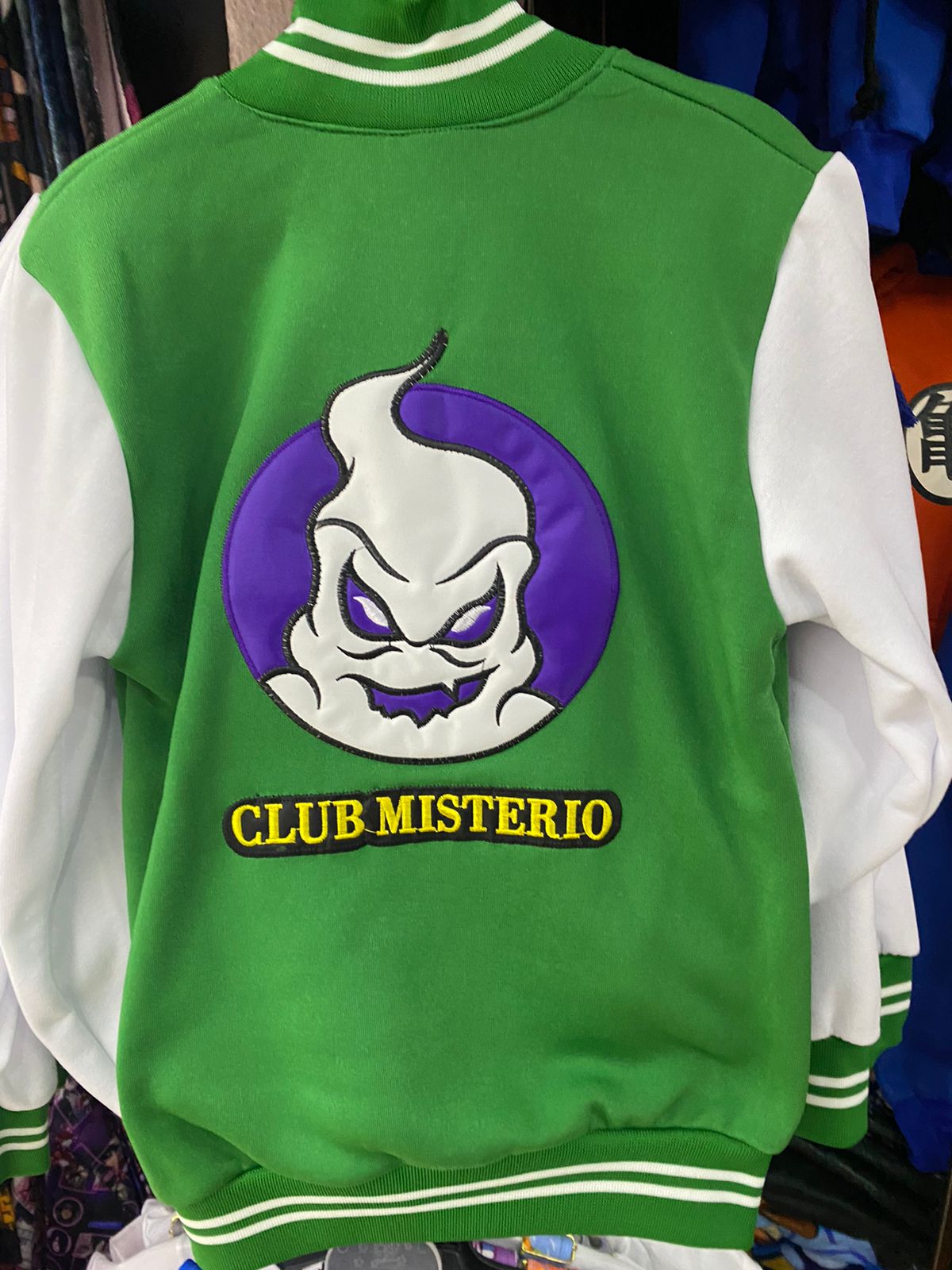 Chamarra Verde Bordada Club Misterio Fede Vigevani