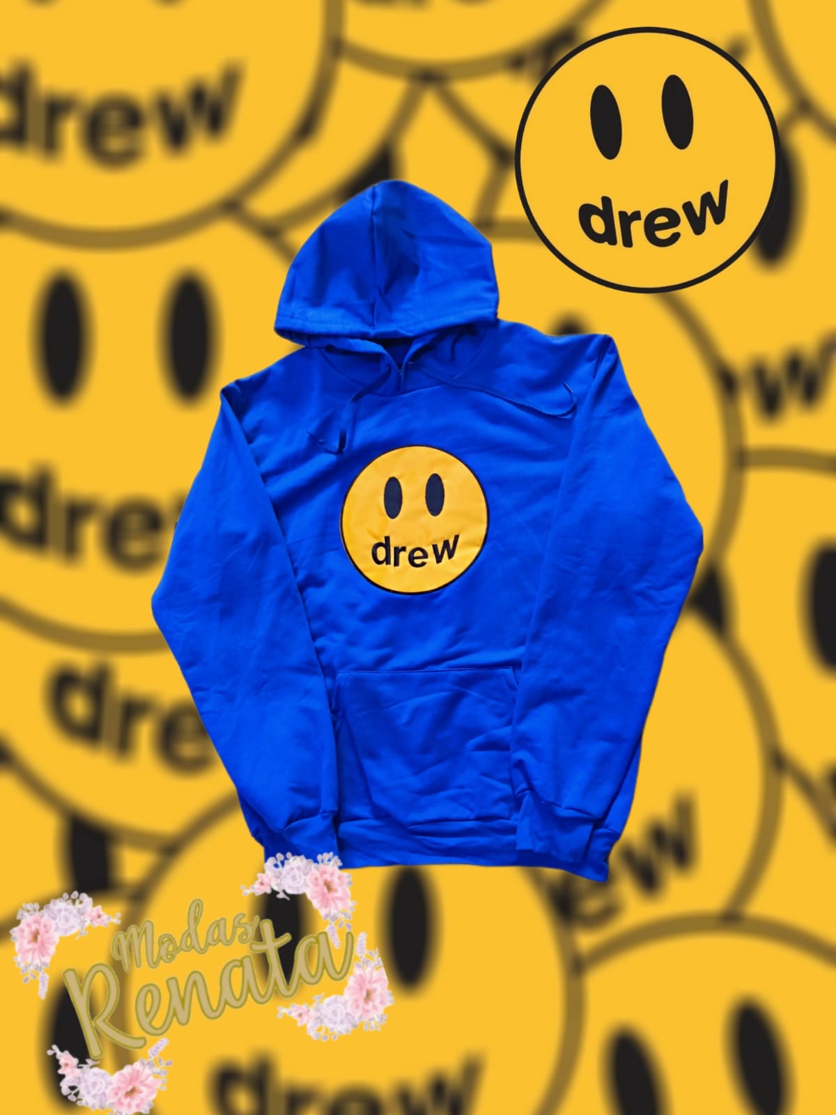 Sudadera Drew Azul Fede Vigevani