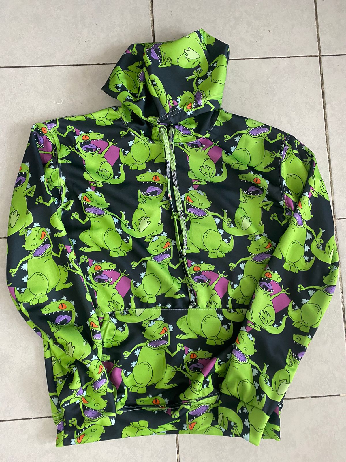 Sudadera Rugrats Reptar Negra