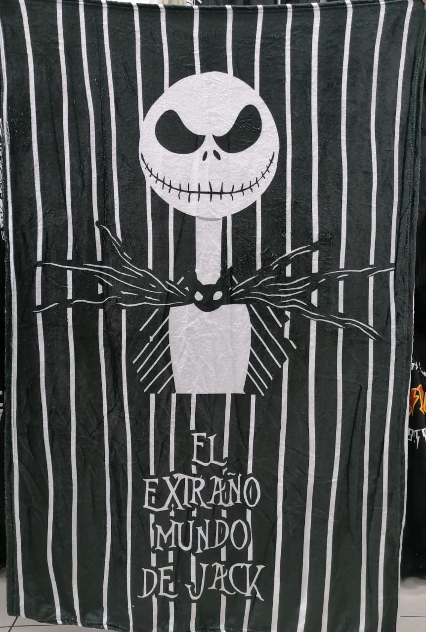 Frazada El Extraño Mundo de Jack Skellington