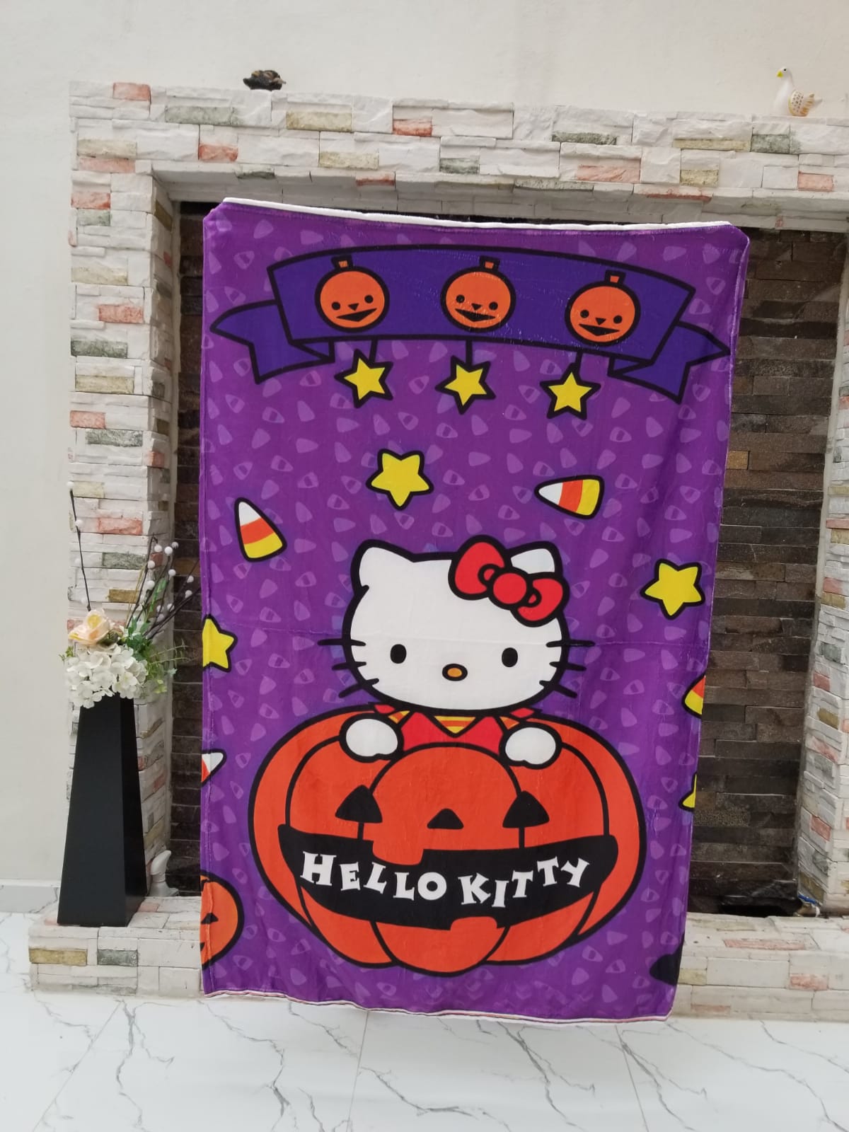 Frazada Hello Kitty Halloween