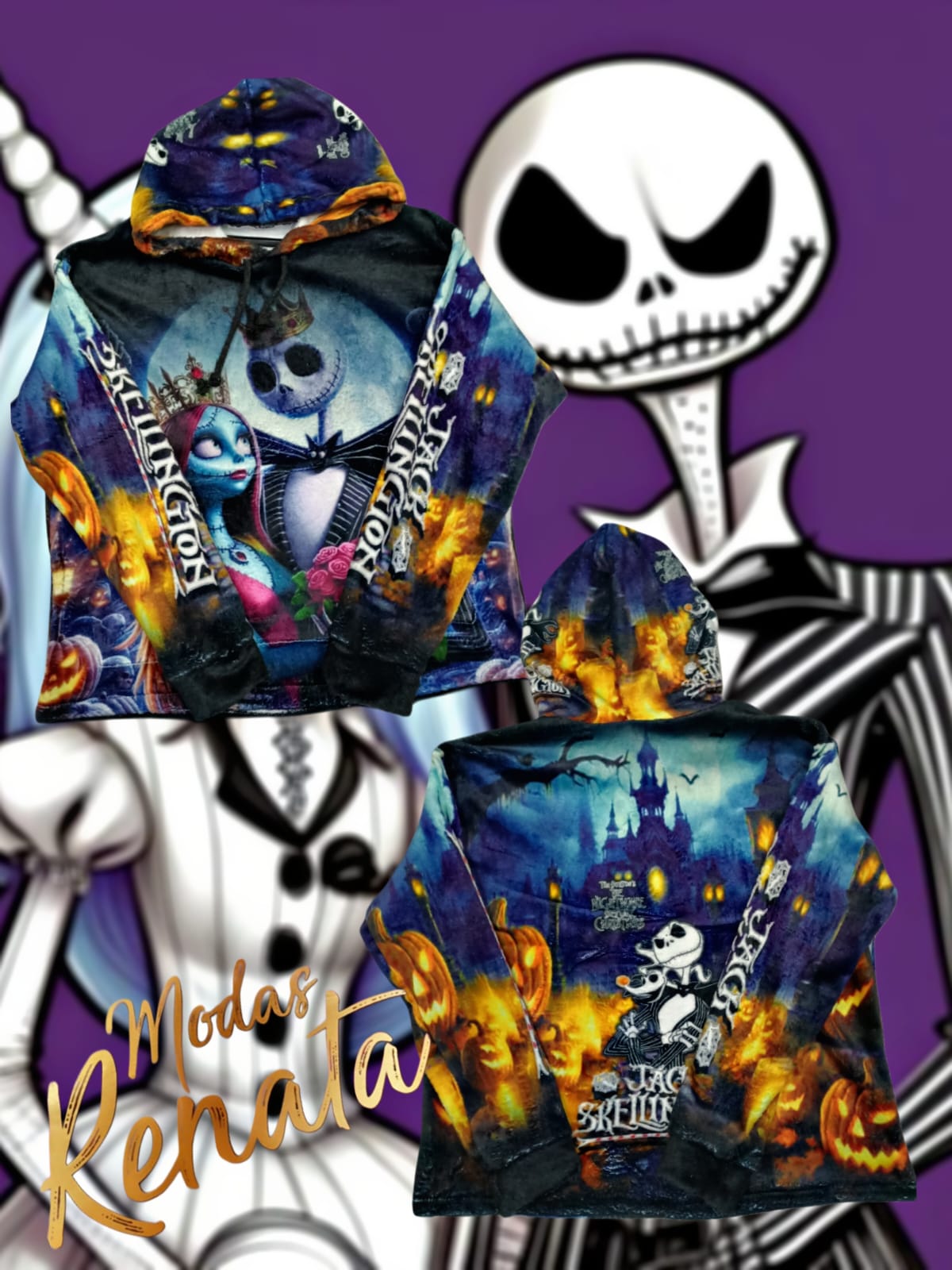 Maxi Sudadera El Extraño Mundo de Jack Skellington