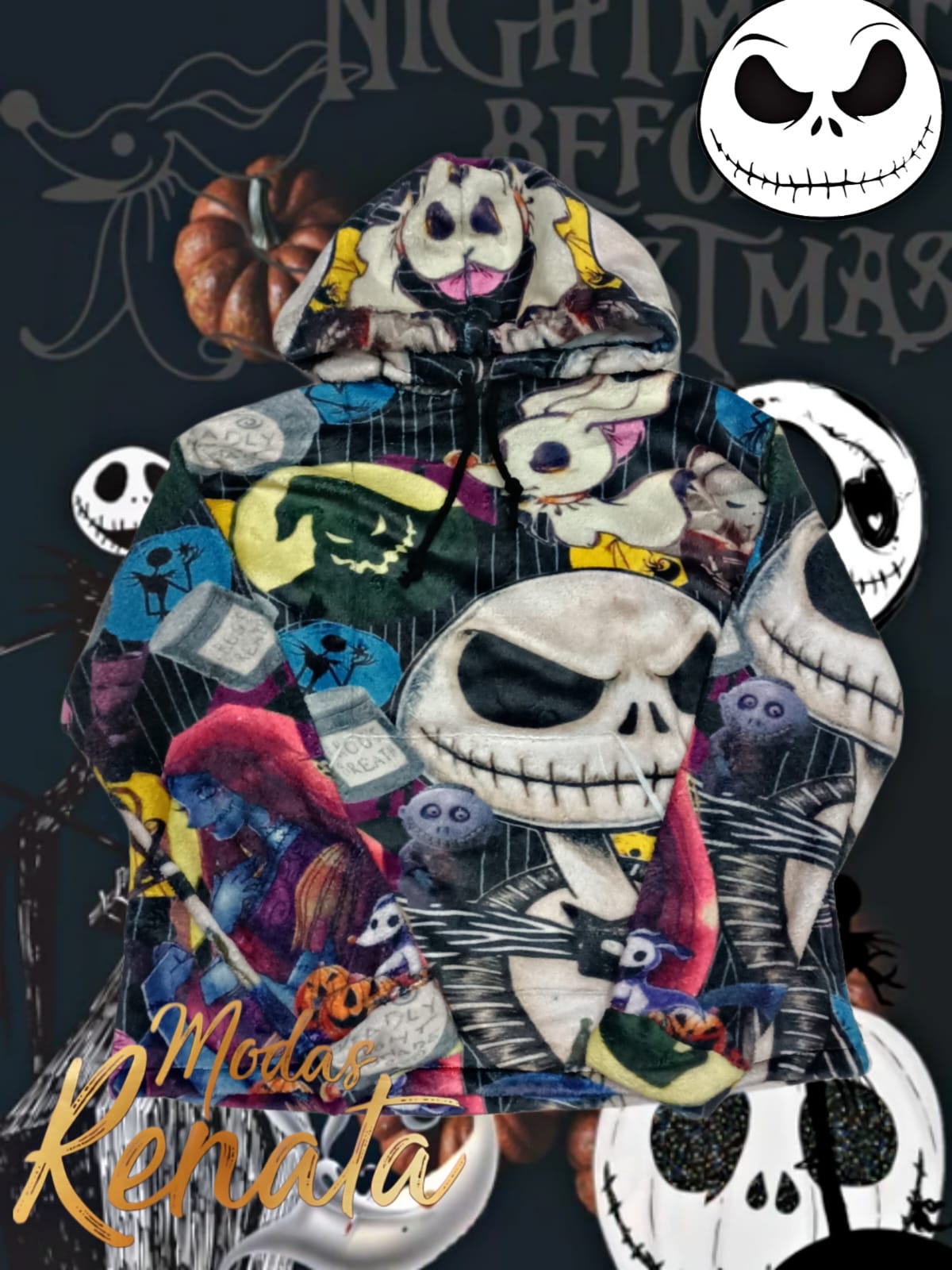 Maxi Sudadera El Extraño Mundo de Jack Skellington