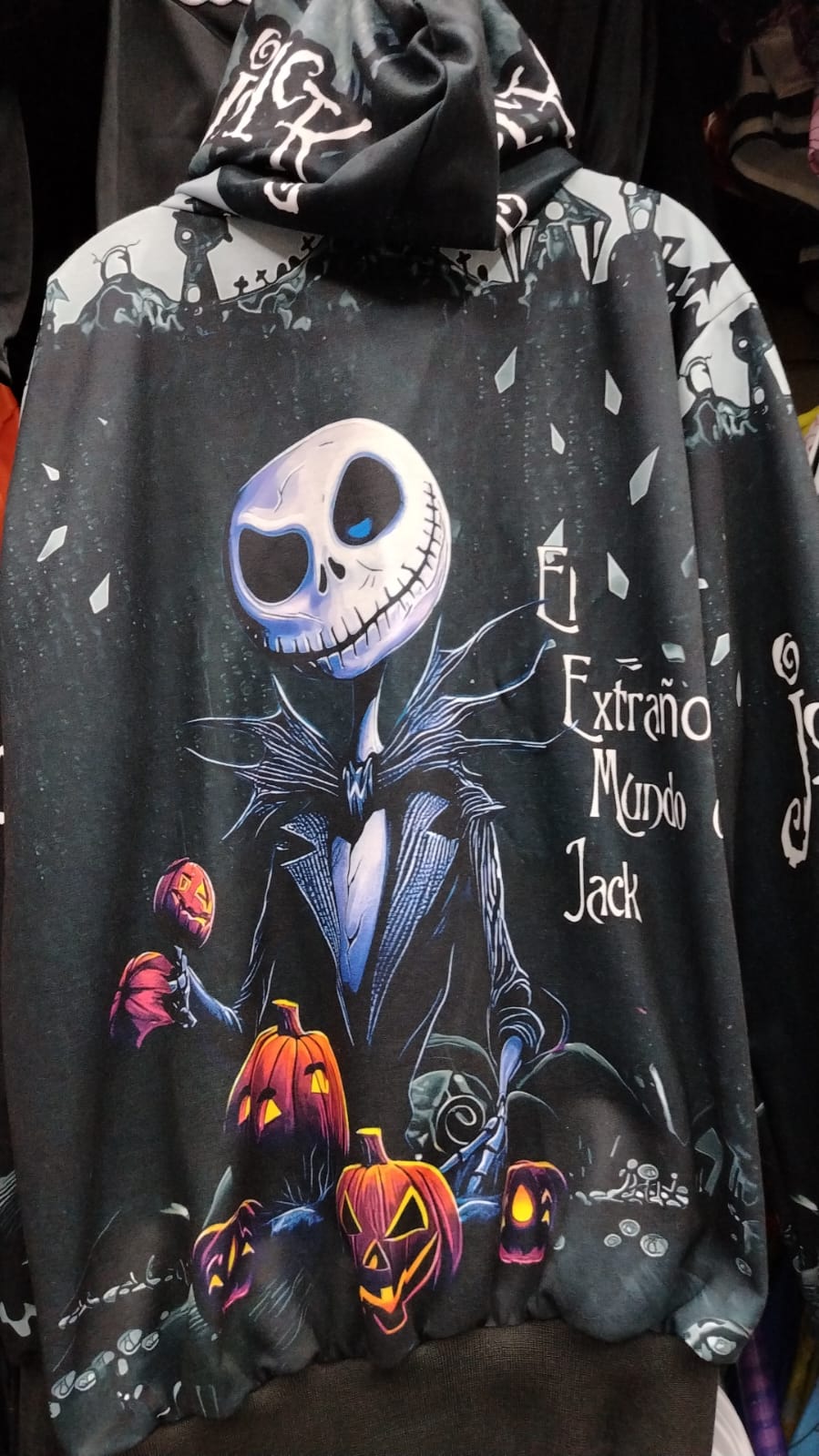 Sudadera El Extraño Mundo de Jack Skellington