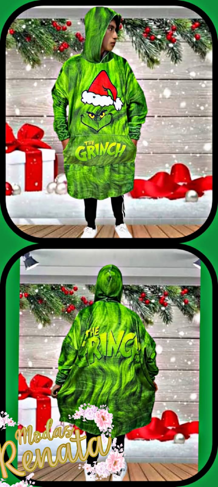 Maxisudadera El Grinch