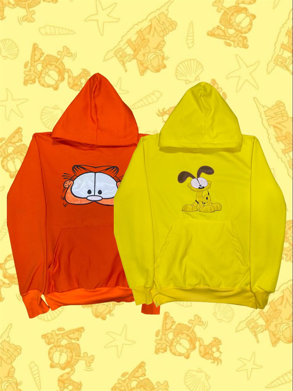 Sudaderas Dúo Parejas Garfield y Odie