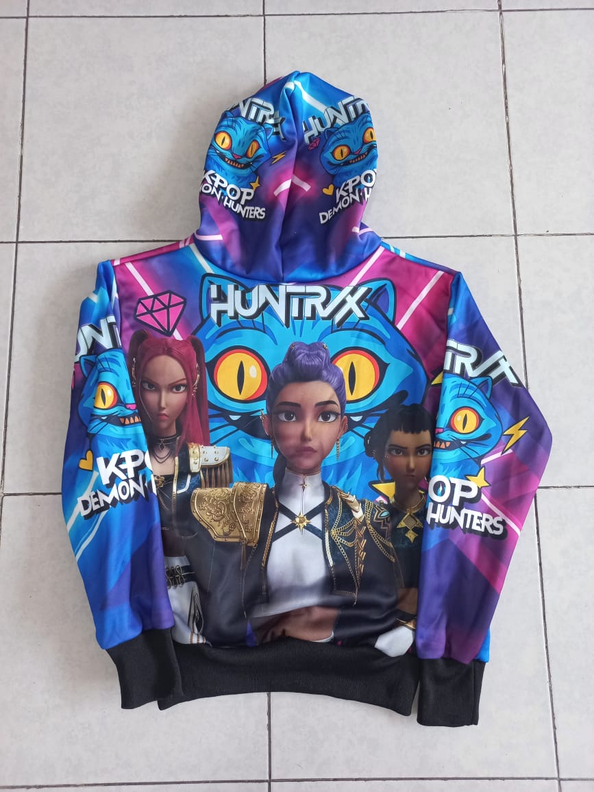 Sudadera Guerreras K-pop Huntrix Neón