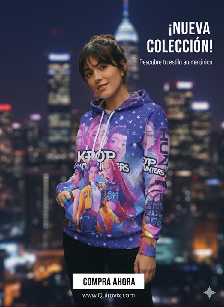 Sudadera Guerreras K-pop Huntrix Ciudad