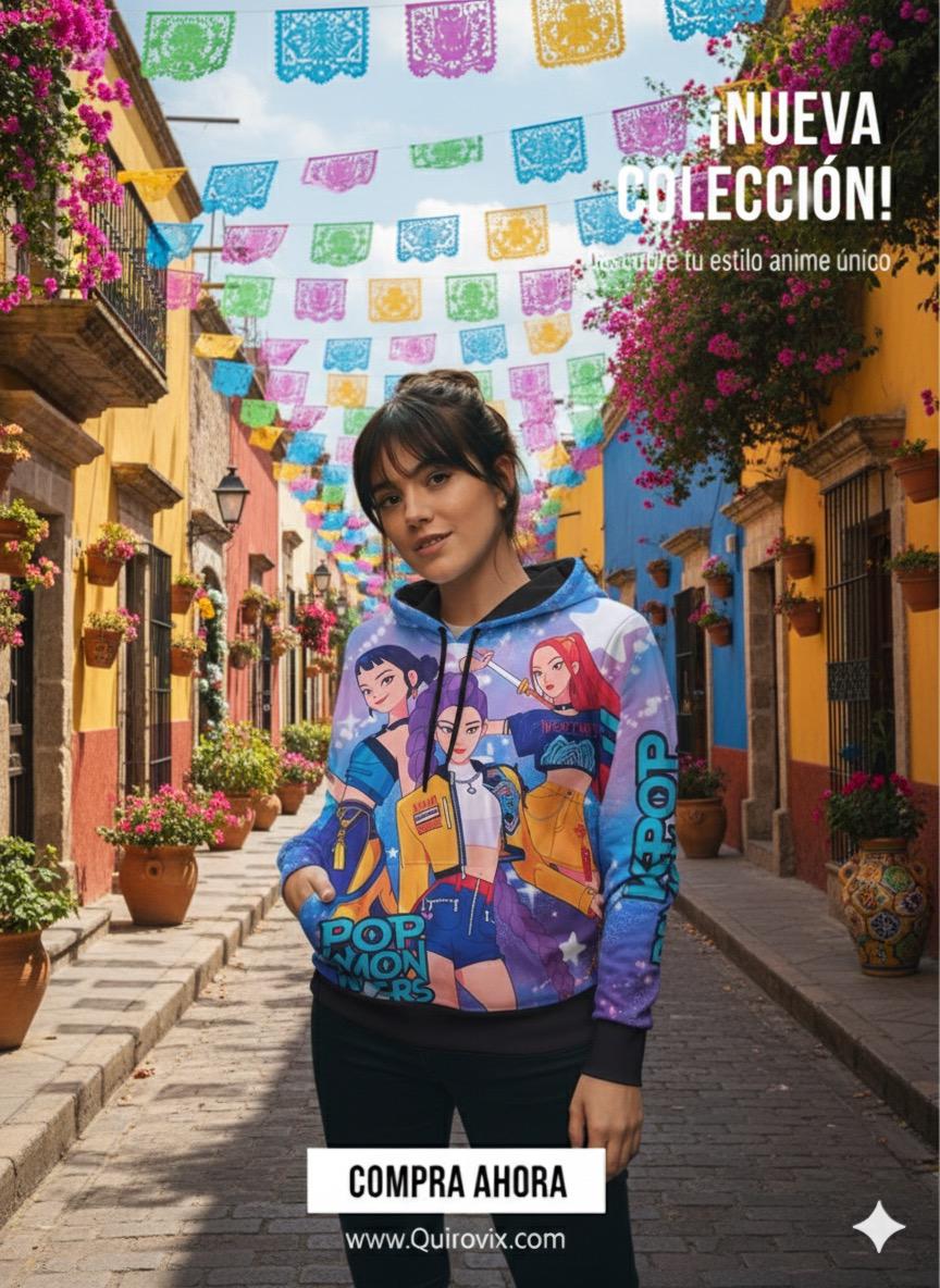 Sudadera Huntrix Guerreras K-pop Girls