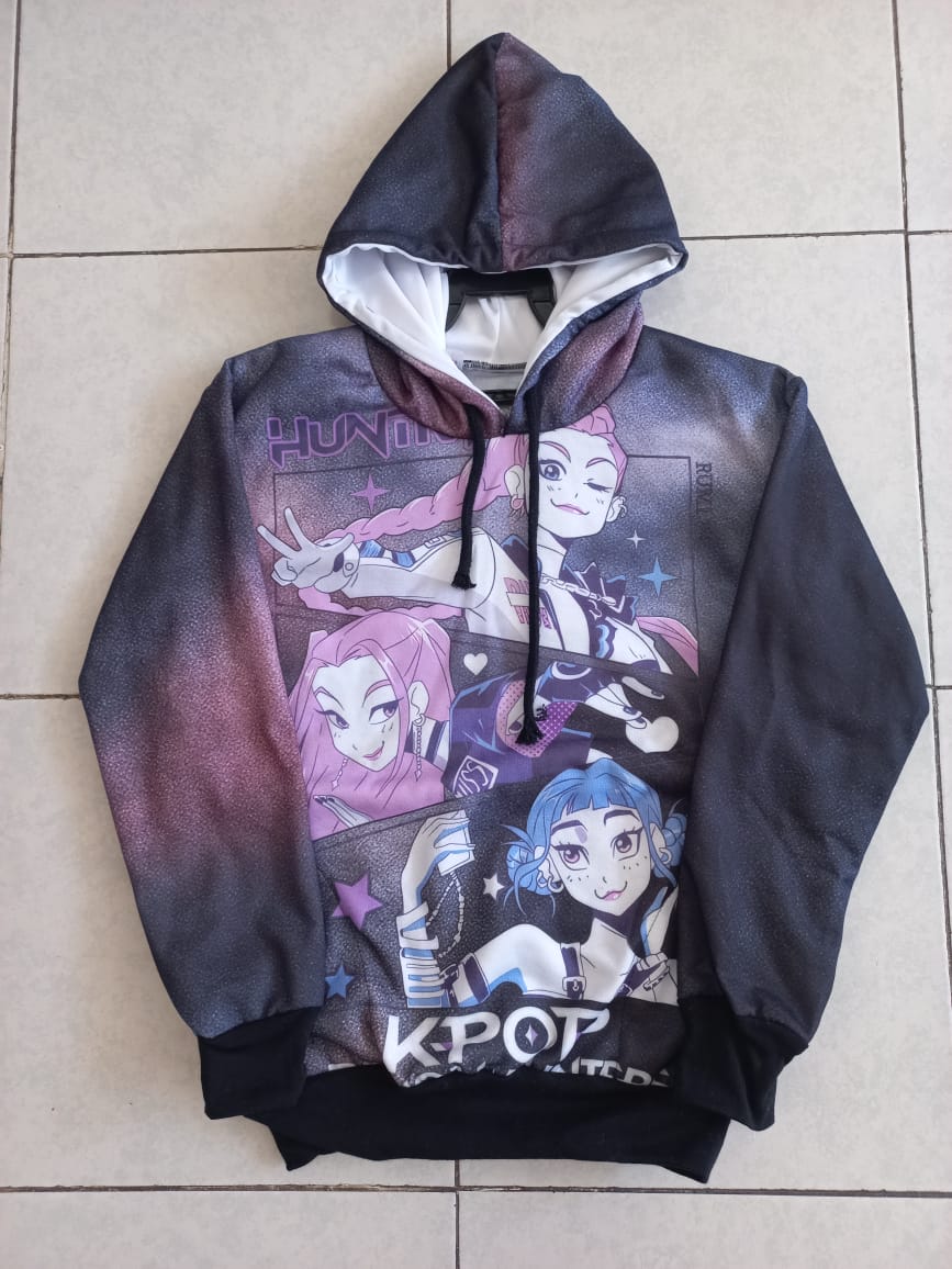 Sudadera Guerreras K-pop Huntrix Noir