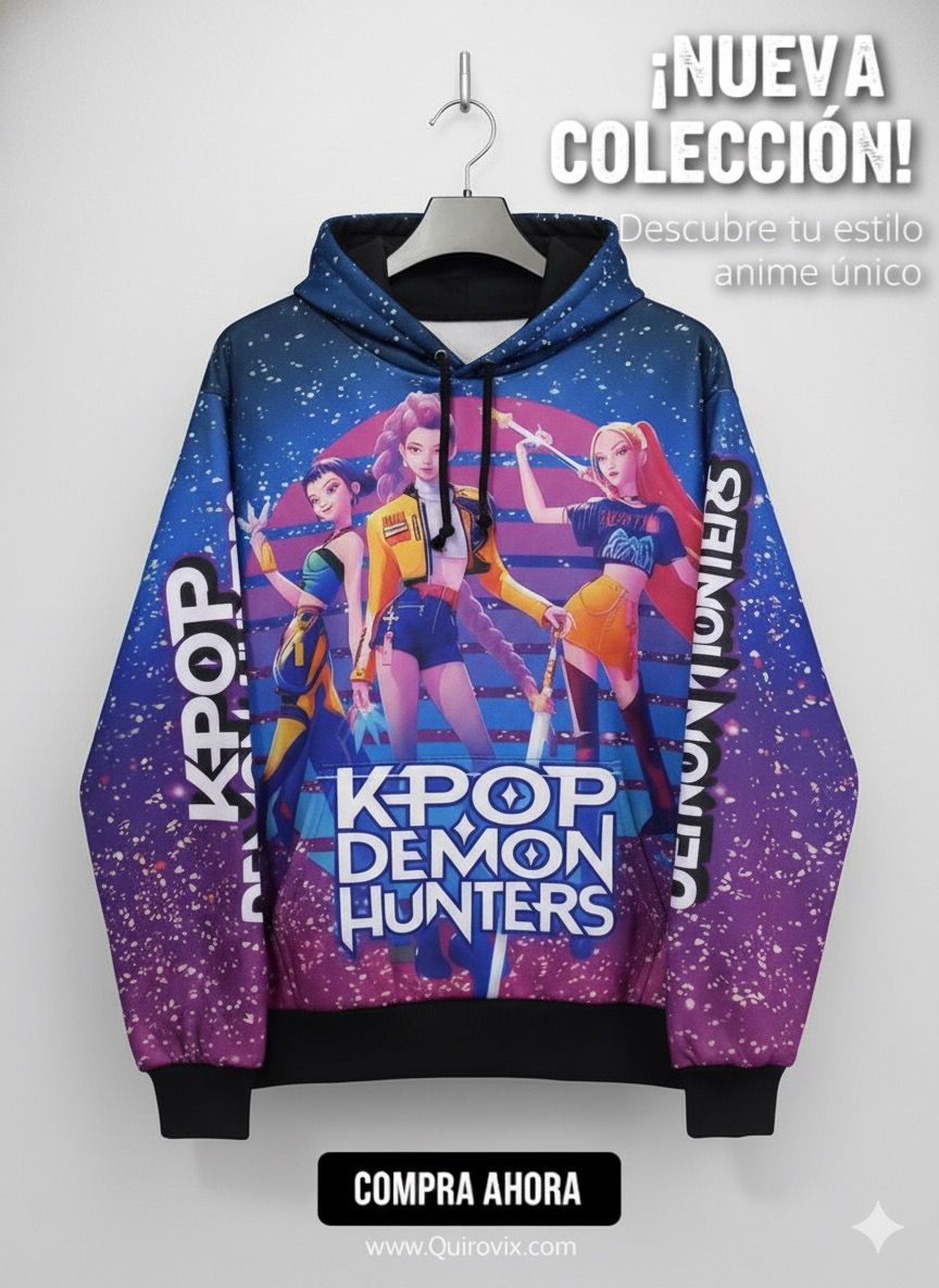 Sudadera Guerreras K-pop Huntrix Unidas