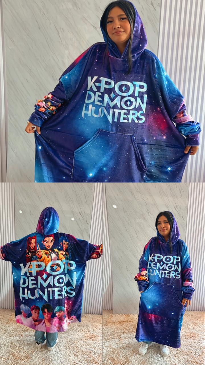 Maxisudadera Guerreras K-pop Huntrix