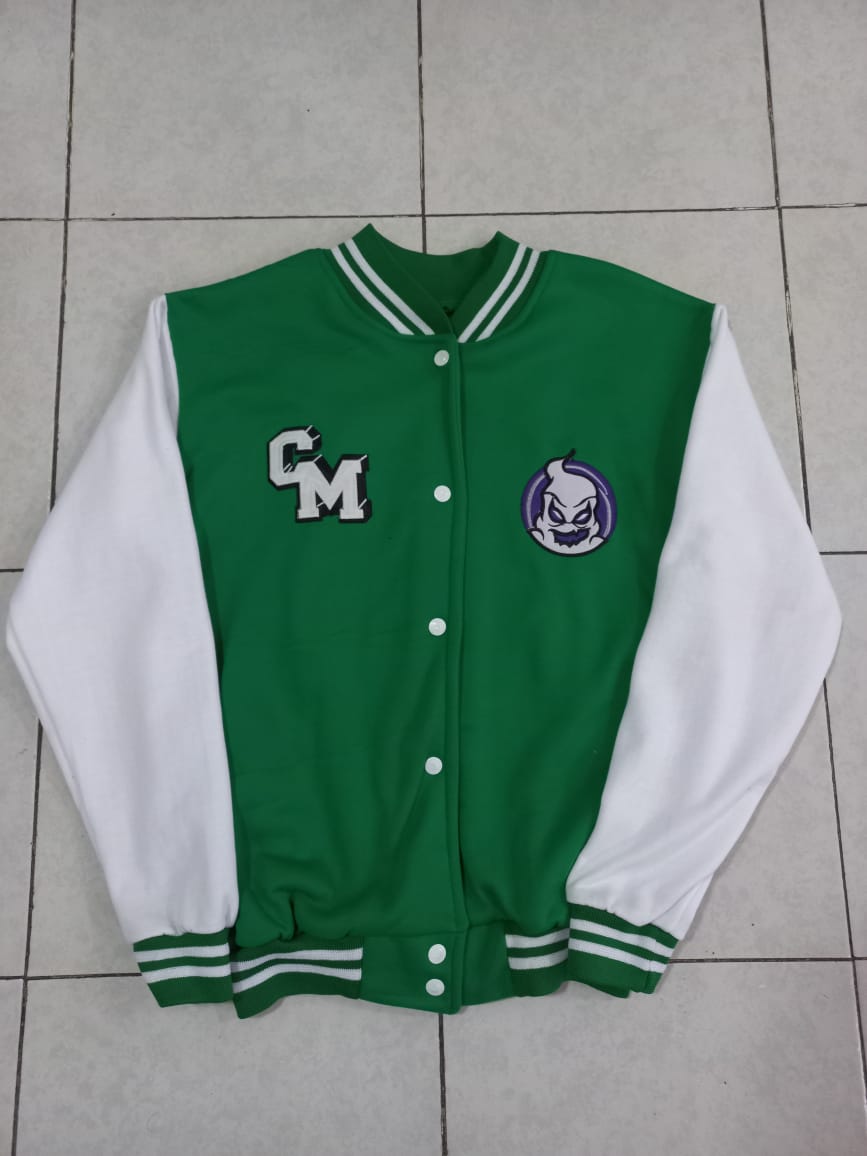 Chamarra Verde Bordada Club Misterio Fede Vigevani